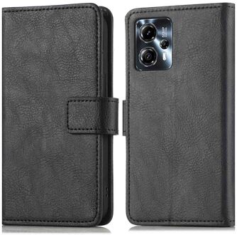 Imoshion Luxe Bookcase voor de Motorola Moto G13 / G23 - Zwart