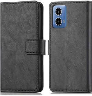 Imoshion Luxe Bookcase voor de Motorola Moto G34 - Zwart