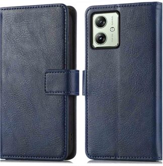 Imoshion Luxe Bookcase voor de Motorola Moto G54 - Donkerblauw