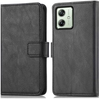 Imoshion Luxe Bookcase voor de Motorola Moto G54 - Zwart