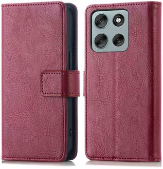 Imoshion Luxe Bookcase voor de Motorola Moto G56 - Bruin