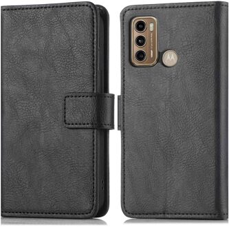 Imoshion Luxe Bookcase voor de Motorola Moto G60 - Zwart