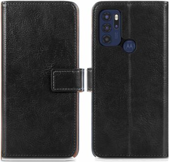 Imoshion Luxe Bookcase voor de Motorola Moto G60s - Zwart