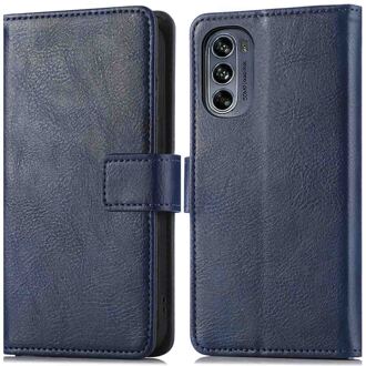 Imoshion Luxe Bookcase voor de Motorola Moto G62 - Donkerblauw