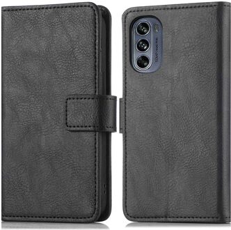 Imoshion Luxe Bookcase voor de Motorola Moto G62 - Zwart