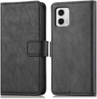 Imoshion Luxe Bookcase voor de Motorola Moto G73 - Zwart