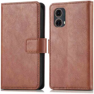 Imoshion Luxe Bookcase voor de Motorola Moto G85 - Bruin
