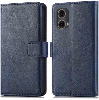 Imoshion Luxe Bookcase voor de Motorola Moto G85 - Donkerblauw