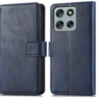 Imoshion Luxe Bookcase voor de Motorola Moto G86 Power - Donkerblauw