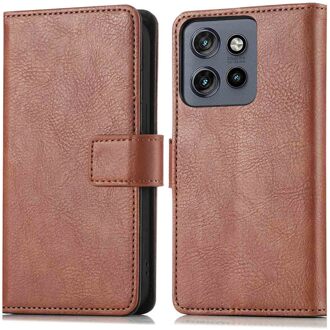 Imoshion Luxe Bookcase voor de Motorola Thinkphone 25 / Edge 50 Neo / Edge 60 Neo - Bruin
