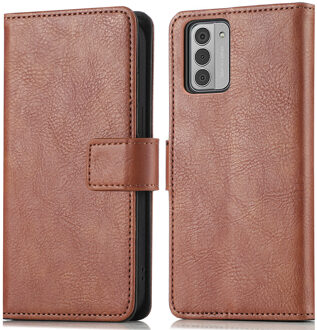 Imoshion Luxe Bookcase voor de Nokia G42 - Bruin