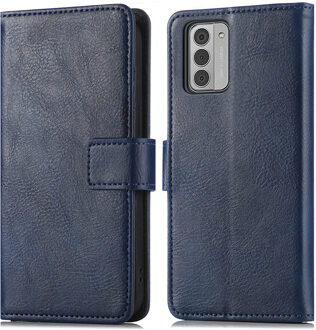 Imoshion Luxe Bookcase voor de Nokia G42 - Donkerblauw