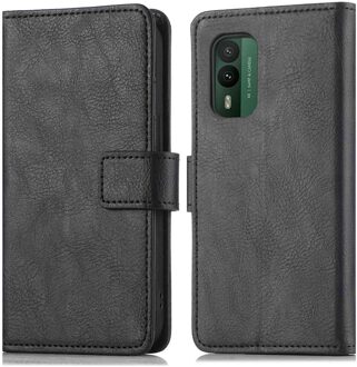 Imoshion Luxe Bookcase voor de Nokia XR21 - Zwart