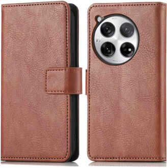 Imoshion Luxe Bookcase voor de OnePlus 12 - Bruin