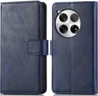 Imoshion Luxe Bookcase voor de OnePlus 12 - Donkerblauw