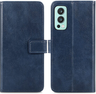 Imoshion Luxe Bookcase voor de OnePlus Nord 2 - Donkerblauw
