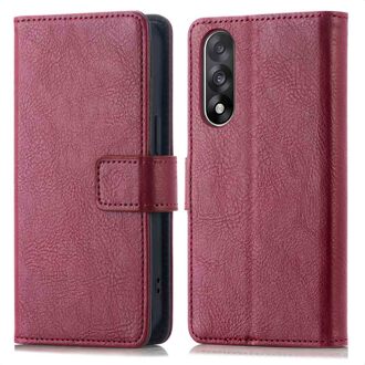 Imoshion Luxe Bookcase voor de OnePlus Nord 5 - Bordeaux Rood