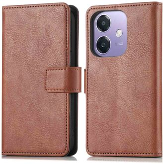 Imoshion Luxe Bookcase voor de Oppo A40 (4G) / Oppo A40M (4G) / Oppo A60 (5G) - Bruin