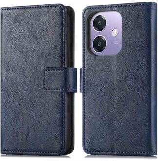 Imoshion Luxe Bookcase voor de Oppo A40 (4G) / Oppo A40M (4G) / Oppo A60 (5G) - Donkerblauw