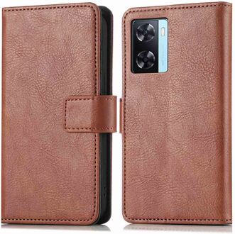 Imoshion Luxe Bookcase voor de Oppo A57(s) - Bruin