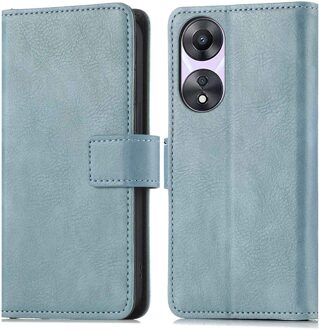 Imoshion Luxe Bookcase voor de Oppo A58 - Lichtblauw