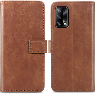 Imoshion Luxe Bookcase voor de Oppo A74 (4G) - Bruin