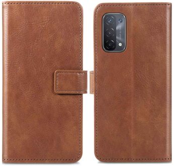 Imoshion Luxe Bookcase voor de Oppo A74 (5G) / A54 (5G) - Bruin