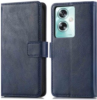 Imoshion Luxe Bookcase voor de Oppo A79 - Donkerblauw