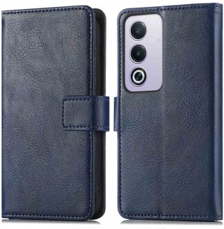 Imoshion Luxe Bookcase voor de Oppo A80 5G - Donkerblauw