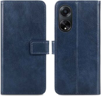 Imoshion Luxe Bookcase voor de Oppo A98 - Donkerblauw