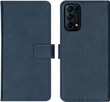 Imoshion Luxe Bookcase voor de Oppo Find X3 Lite - Donkerblauw