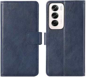 Imoshion Luxe Bookcase voor de Oppo Reno 12 - Donkerblauw