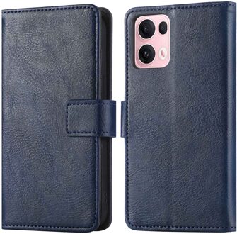 Imoshion Luxe Bookcase voor de Oppo Reno 13 Pro - Donkerblauw