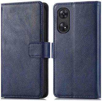 Imoshion Luxe Bookcase voor de Oppo Reno 8 T (4G) - Donkerblauw
