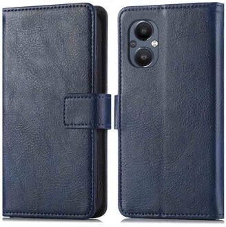 Imoshion Luxe Bookcase voor de Oppo Reno8 Lite - Donkerblauw - 6.43