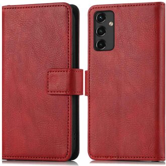 Imoshion Luxe Bookcase voor de Samsung Galaxy A14 (5G/4G) - Rood