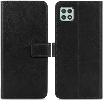Imoshion Luxe Bookcase voor de Samsung Galaxy A22 (5G) - Zwart