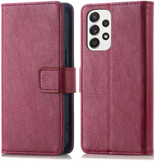 Imoshion Luxe Bookcase voor de Samsung Galaxy A33 - Bordeaux Donkerrood