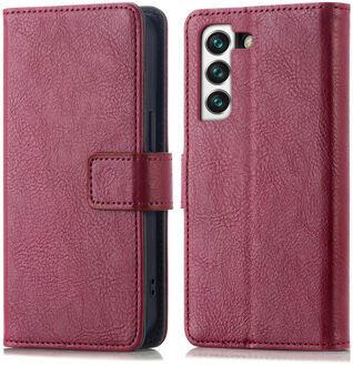 Imoshion Luxe Bookcase voor de Samsung Galaxy S21 - Bordeaux Donkerrood