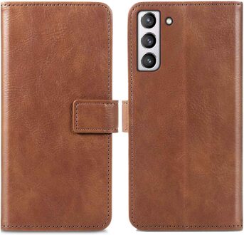 Imoshion Luxe Bookcase voor de Samsung Galaxy S21 FE - Bruin