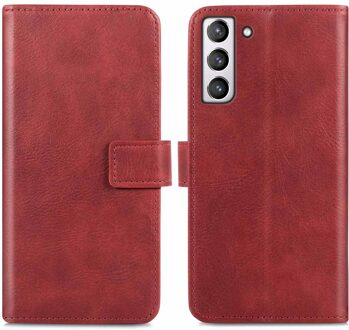 Imoshion Luxe Bookcase voor de Samsung Galaxy S21 FE - Rood