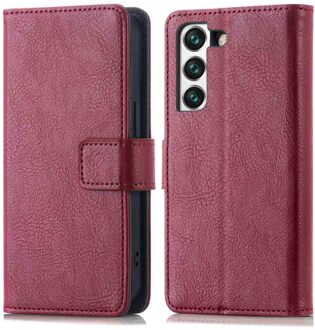 Imoshion Luxe Bookcase voor de Samsung Galaxy S22 - Bordeaux Donkerrood