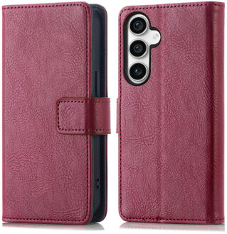 Imoshion Luxe Bookcase voor de Samsung Galaxy S23 FE - Bordeaux Donkerrood