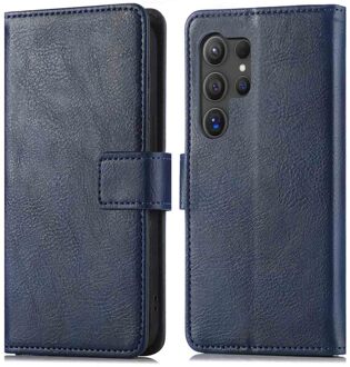 Imoshion Luxe Bookcase voor de Samsung Galaxy S24 Ultra - Donkerblauw