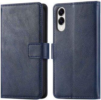 Imoshion Luxe Bookcase voor de Samsung Galaxy S25 Edge - Donkerblauw
