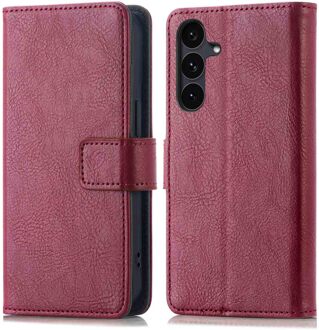 Imoshion Luxe Bookcase voor de Samsung Galaxy S25 FE - Bordeaux Rood
