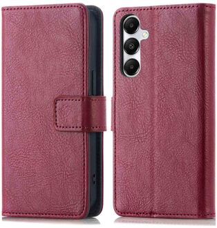 Imoshion Luxe Bookcase voor de Samsung Galaxy S25 / S24 - Bordeaux Donkerrood