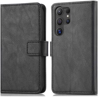Imoshion Luxe Bookcase voor de Samsung Galaxy S25 Ultra - Zwart