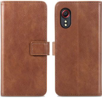 Imoshion Luxe Bookcase voor de Samsung Galaxy Xcover 5 - Bruin