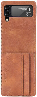Imoshion Luxe Bookcase voor de Samsung Galaxy Z Flip 4 - Bruin